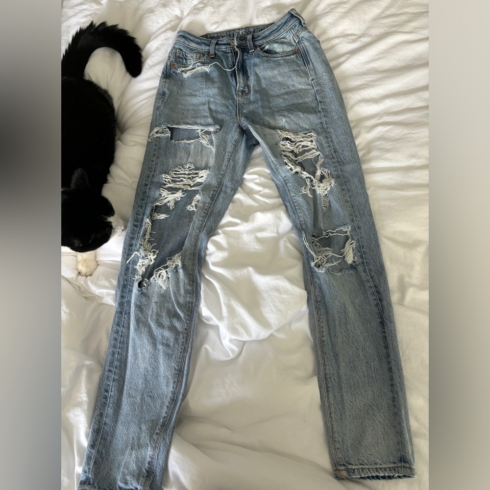 American Eagle mom jeans
